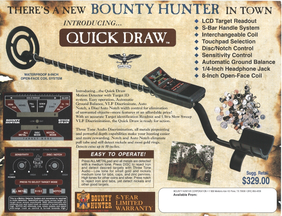 QuickDraw sales sheet