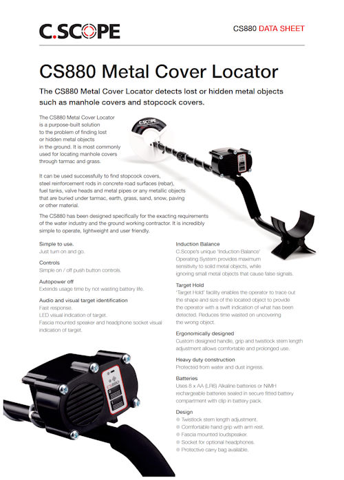 CS880 sales sheet