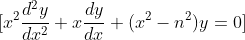 Click image for larger version  Name:	Bessel's Differential Equation.png Views:	0 Size:	1.0 KB ID:	452804